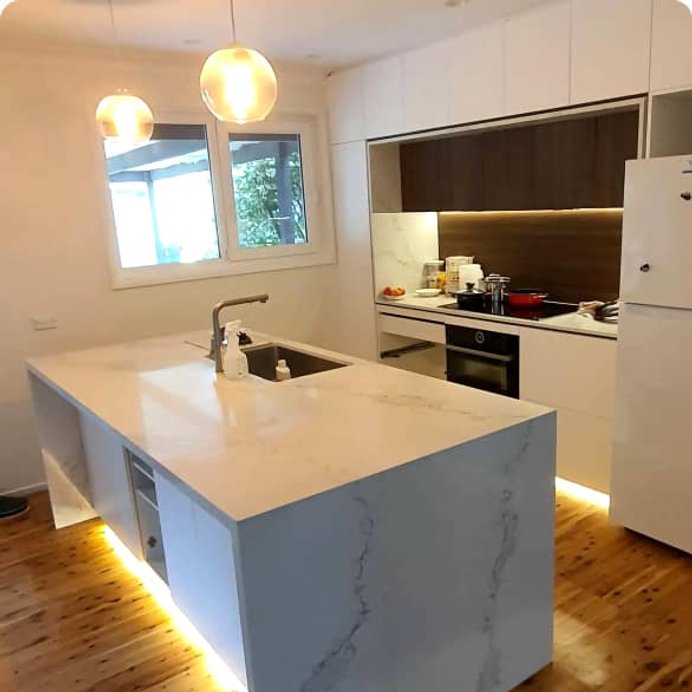 Cooktop lighting installed by ESER Electrical