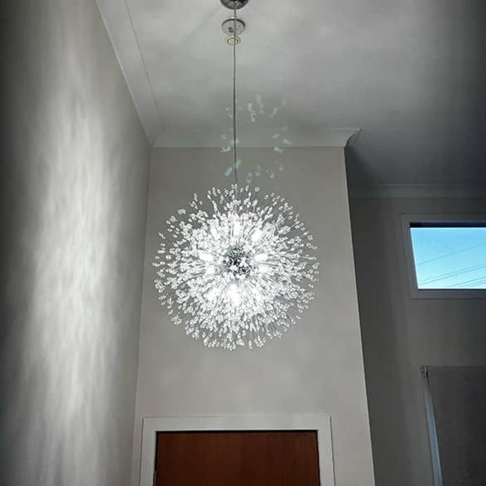 Light feature install and wiring project completed by ESER Electrical