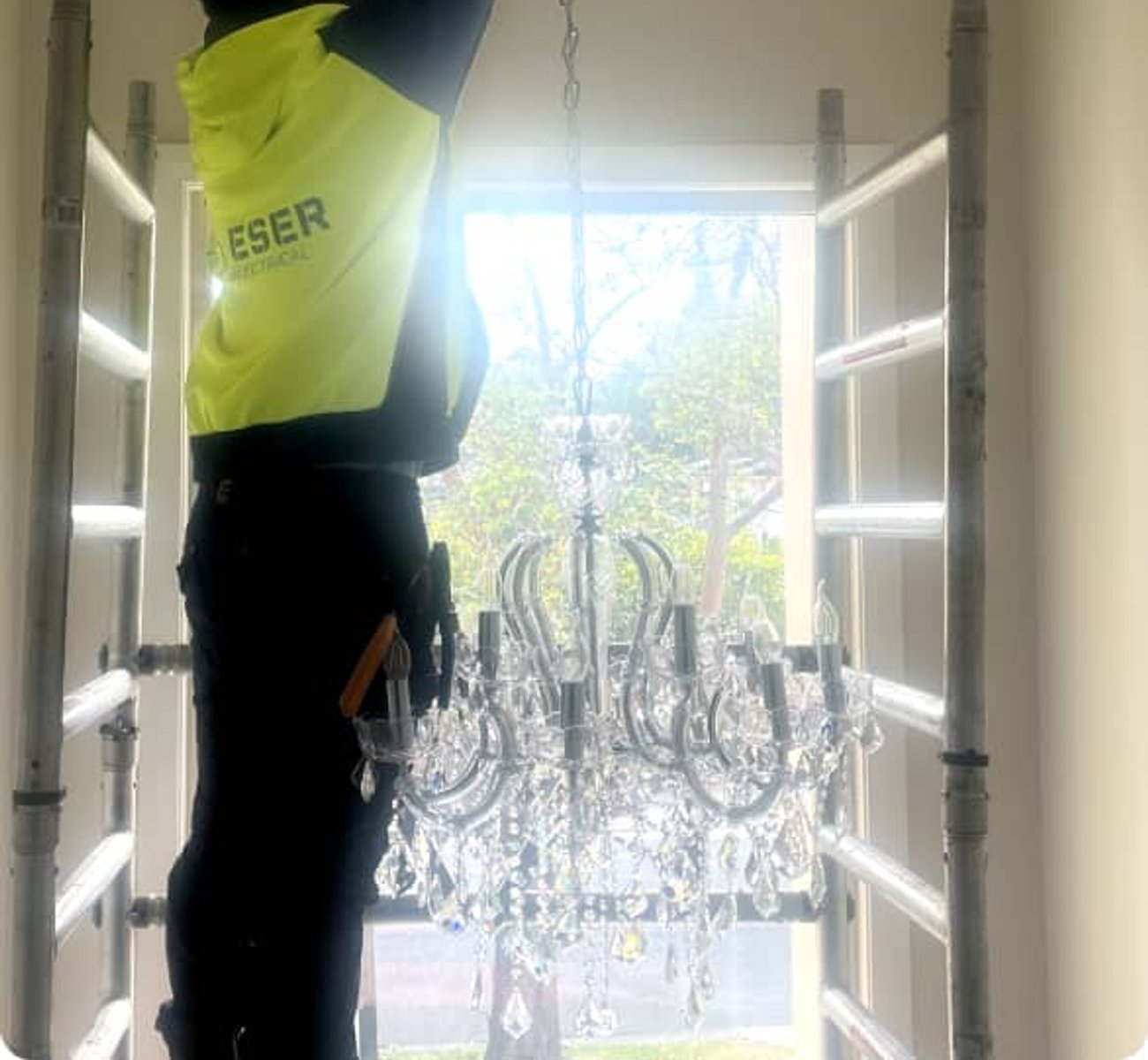 ESER Electrical team ready for 24/7 emergency electrical service