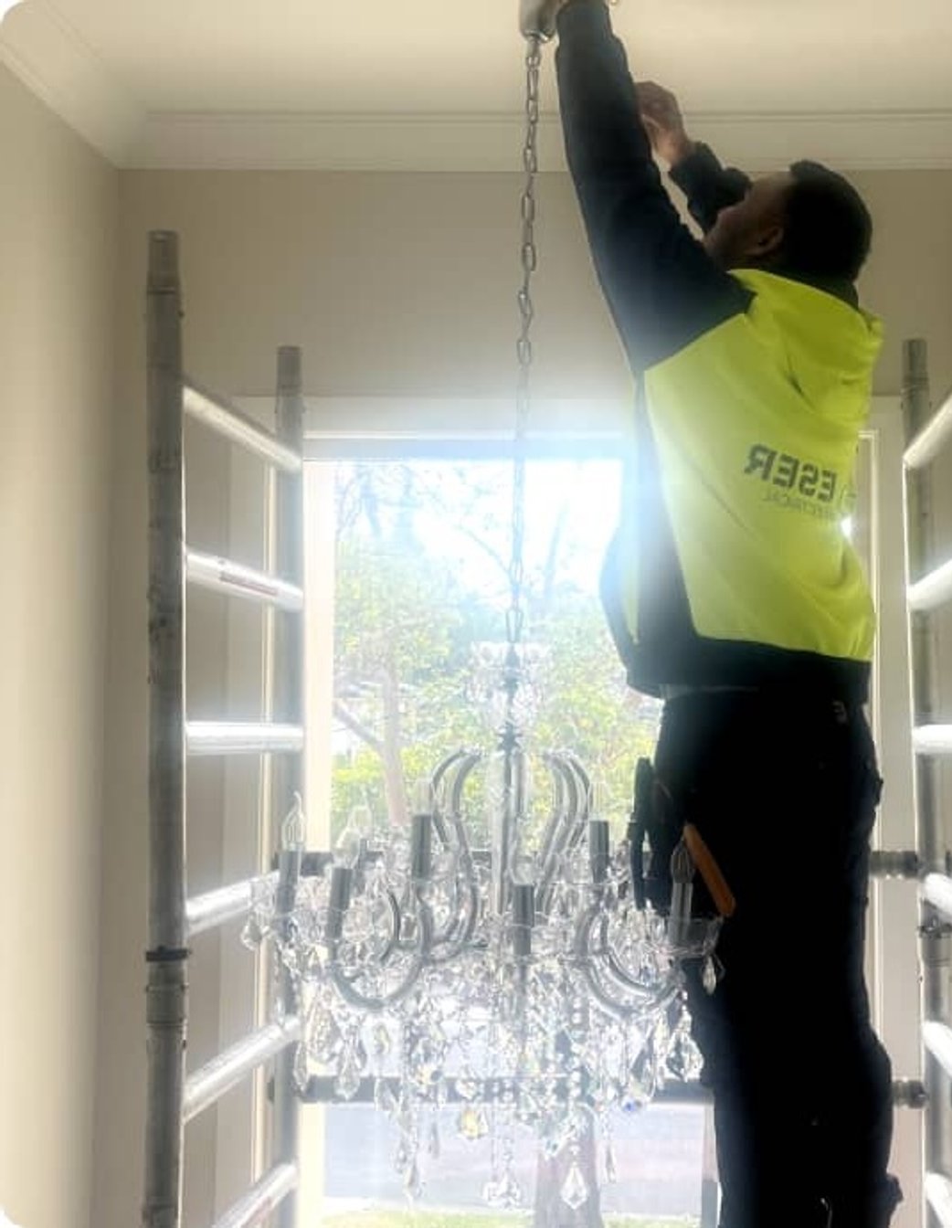 ESER Electrical team at work