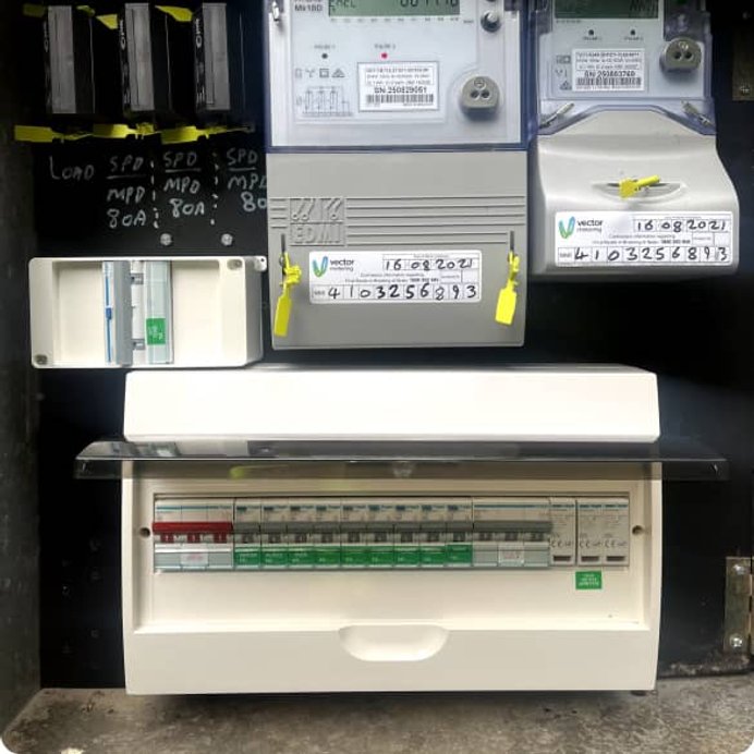 Modern switchboard installation by ESER Electrical